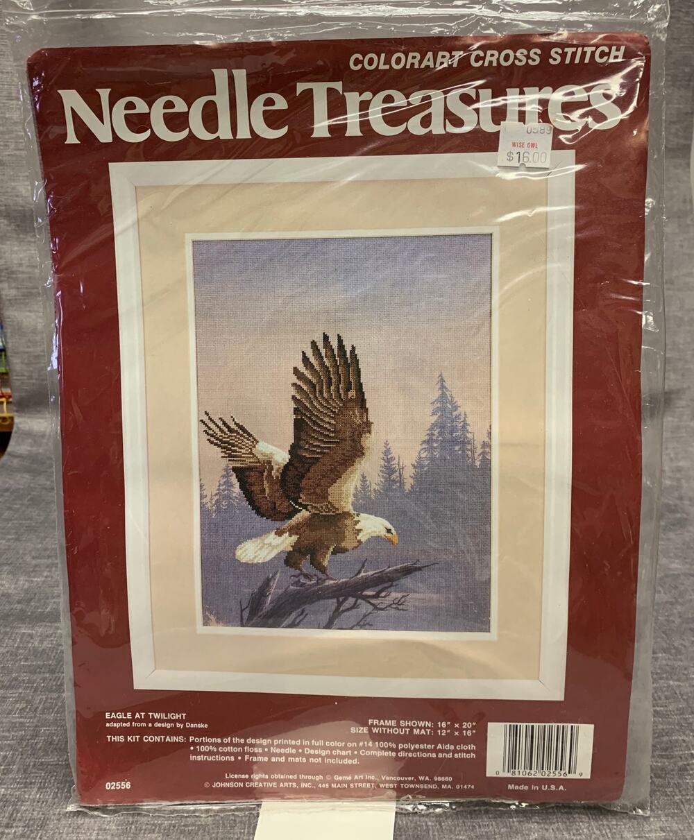 Counted Cross Stitch - Needle Treasures Eagle at Twilight #02556 12" x 16"